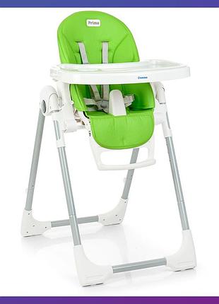 Стільчик дитячий для годування з регульованою спинкою el camino me 1038 prime green apple зелений