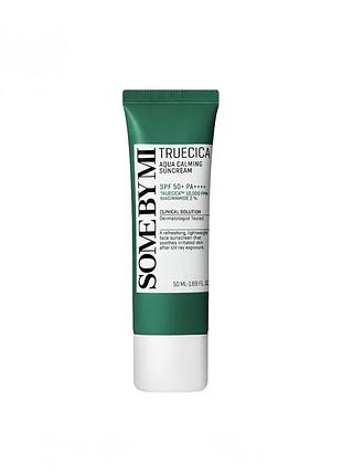 Солнцезащитный крем some by mi truecica aqua calming sun cream spf 50+ pa 50 мл