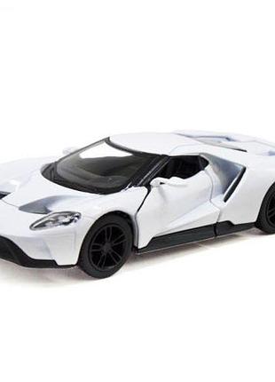 Машинка kinsmart ford gt (белая)