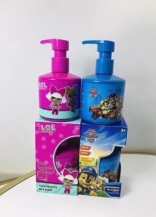 Дитяча зубна паста банка lol / patrol 100ml