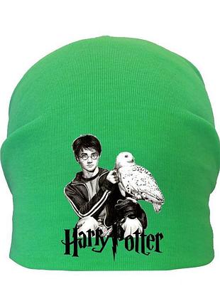 Шапка детская гарри поттер harry potter зеленая (hp- 001) 54-56 см