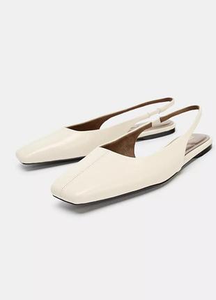 Zara босоніжки туфлі слінбеки , 39