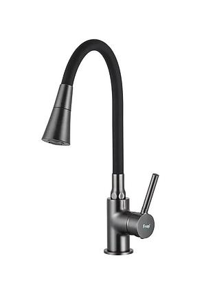 Смеситель для кухни frap f4044-9 с гибким изливом, аэратор 2 режима
