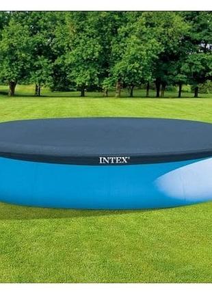 Тент для круглого басейну 396 см intex 28026
