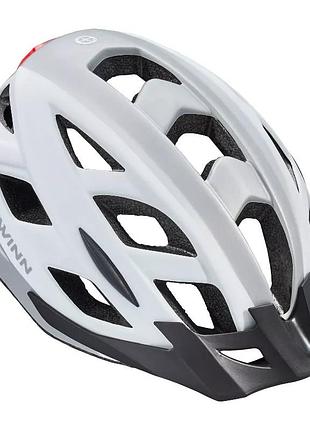 Велосипедний шолом schwinn flash - сірий/білий