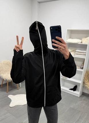 Худи женский оверсайз на молнии