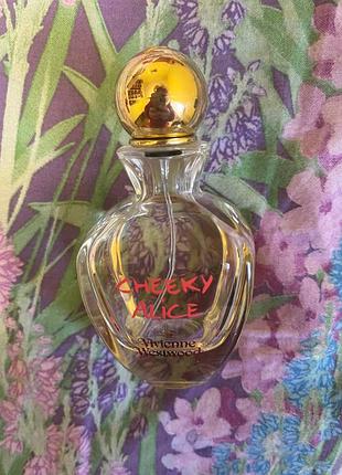 Туалетная вода для женщин cheeky alice vivivenne westwood б/в винтаж половина флакона