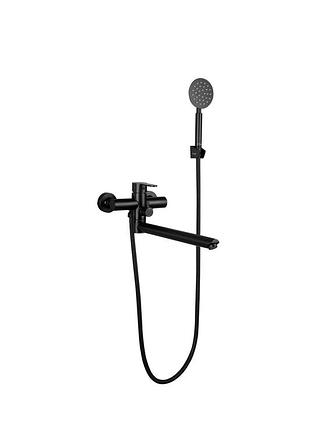 Смеситель для ванны frap f22801-6, черный