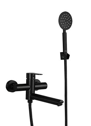 Смеситель для ванны frap f32801-6, черный