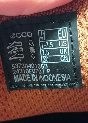 Шкіряні кеди ecco classic sneaker 41р. 6
