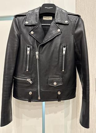 Куртка жіноча шкіряна saint laurent оригінал