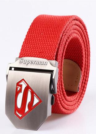 Ремінь червоний supermen