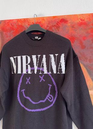 Свитер h&m x nirvana оригинал размер м 3