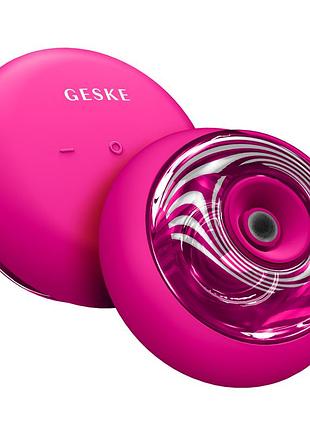 Масажер для обличчя та тіла geske sonic cool&warm face and body massager 9в1 magenta