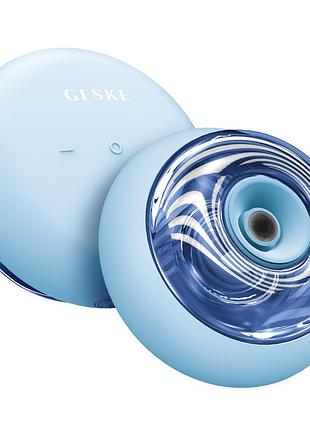 Масажер для обличчя та тіла geske sonic cool&warm face and body massager 9в1 aquamarine