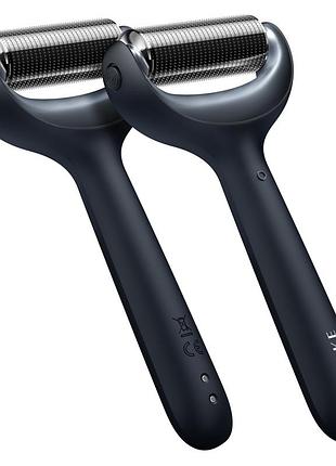 Электронный роллер для лица и тела с микроиглами geske microneedle face&body roller 8в1 black
