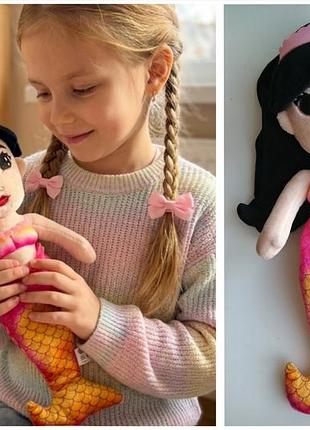 Русалочка мягкая игрушка кукла русалка disney десней жасмин для девочки