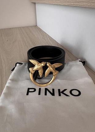 Шкіряний ремінь pinko оригінал