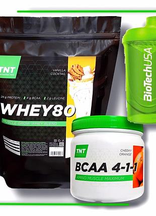 Протеин сывороточный + bcaa ( бцаа) + шейкер