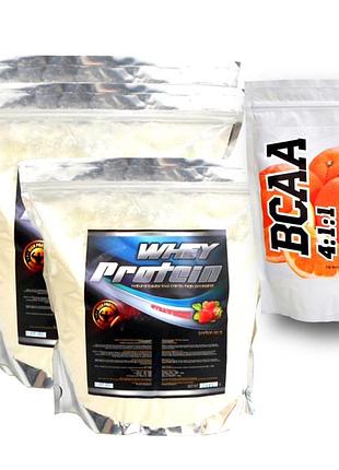 Протеин сывороточный + bcaa