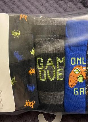 Трусики 1/2 уп. 5шт половина упаковки для хлопчика оригінал примарк primark р.110 4-5 років