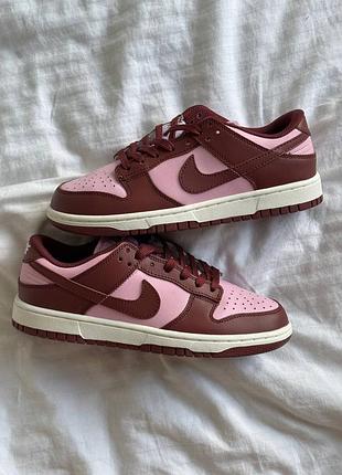 Кроссовки nike sb dunk low bordo pink