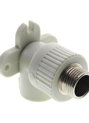 Колено 20x1/2" с наружной резьбой pp-r evci