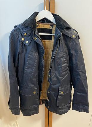 Куртка zara в стилі barbour