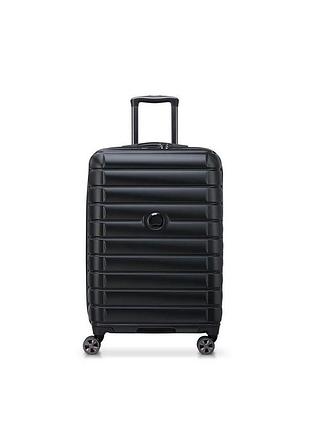Delsey paris shadow ручна поклажа, чорного кольору, регулювання розміру, tsa-замок