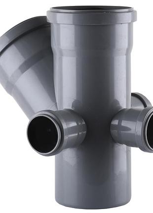 Крестовина vsplast 2пл перех 110х110х45°+3(50х90°) отвод слева, справа, сзади