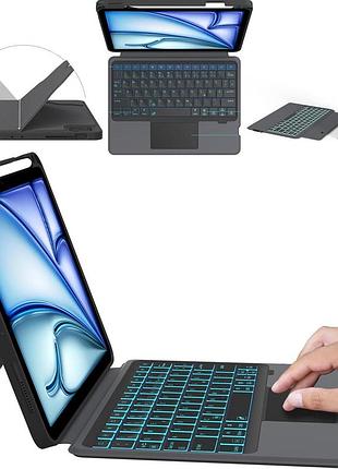 Чохол-клавіатура roofei для ipad pro 12.9 ipad pro 6/5/4/3 покоління 2022 2021 2020 та 2018 років