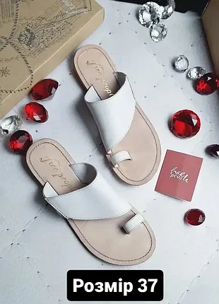 Free people оригінал білі повністю шкіряні сандалії