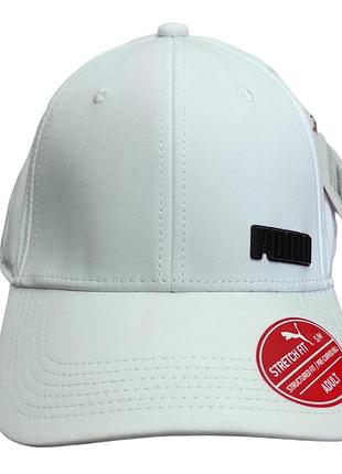 Чоловічий фулкеп puma stretch, для чоловіків та жінок, білий, розмір s/m