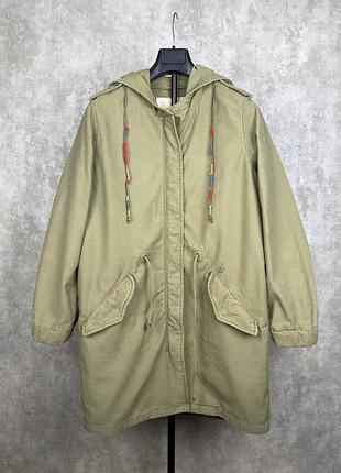 Милитари парка ralph lauren denim &amp; supply olive fishtail parka l