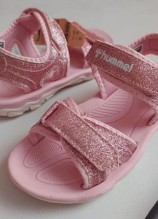 Новые босоножки hummel р31 длина стельки по факту 20.5см