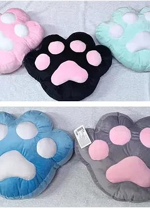 М'яка плюшева іграшка-подушка "таба-лапка", 46255, 40*30 см у 4 кольори