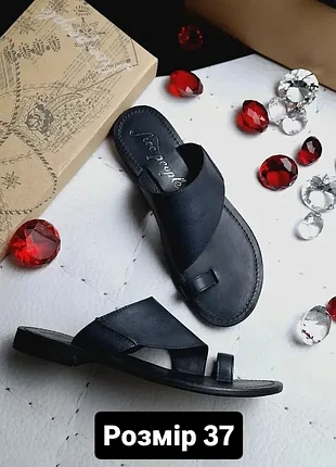 Free people оригінал чорні повністю шкіряні сандалії