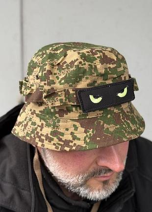 Панама камуфляжна хищник нгу. панама с короткими полями и креплением molle. размер: 56-60.