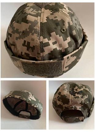 Doker - cap кепка тактическая без козырька с липучкой пиксель кепка с липучкой. размер: 56-60.