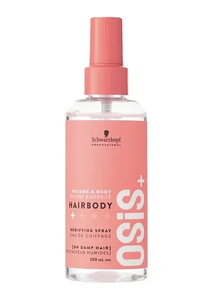 Спрей для об'єму schwarzkopf professional osis+ hairbody 200мл