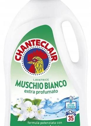 Гель для прання chanteclair muschio bianco універсал 2070 мл 46 прань