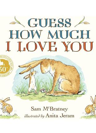 Книга на английском. guess how much i love you