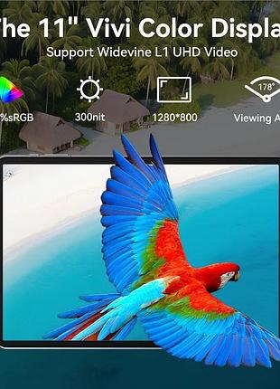 Планшет svitoo p11 — 11" / 16gb ram / 128gb / android 15 / 5ghz wi-fi