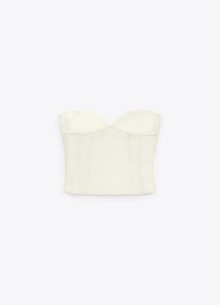 Корсет топ женский, zara, размер m.