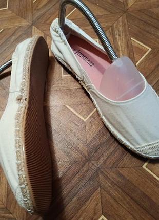 Текстильні лофери еспадрильї  h&m,40p(25.5cm)