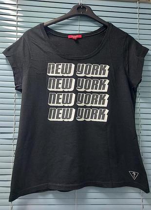 Женская хлопковая футболка guss (new york) xl