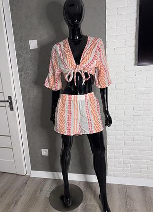 Костюм з шортами papaya, l