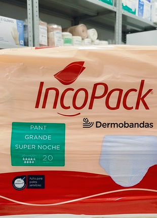 Підгузки-трусики incopack dermobandas pant (grande/l) — 20 шт.