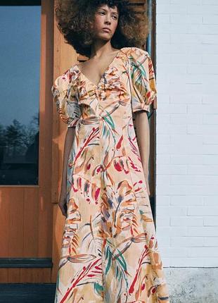 Сукня жіноча в принт zara new