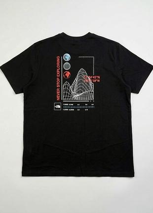 Men's the north face mountain scale t-shirt xxl чоловіча футболка мужская